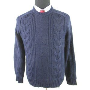 The Men's Store Cashmere Wool Cable Knit Crewneck Sweater $228